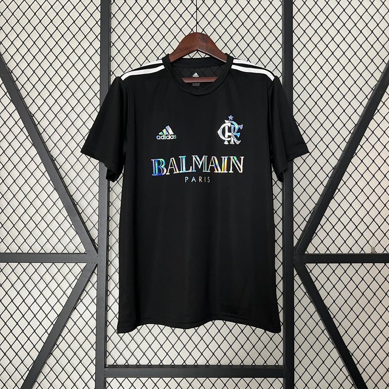 FLAMENGO EDIÇÃO LIMITADA BALMAIN PARIS PRETO 24/25 MASCULINO 