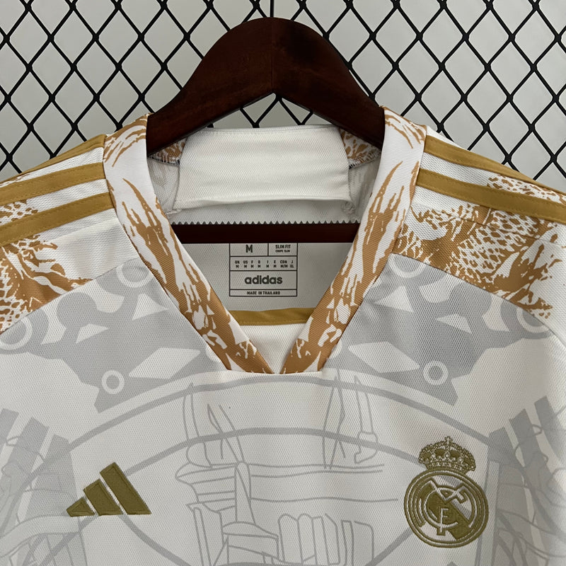 REAL MADRID GOLD EDIÇÃO LIMITADA 24/25 MASCULINO 