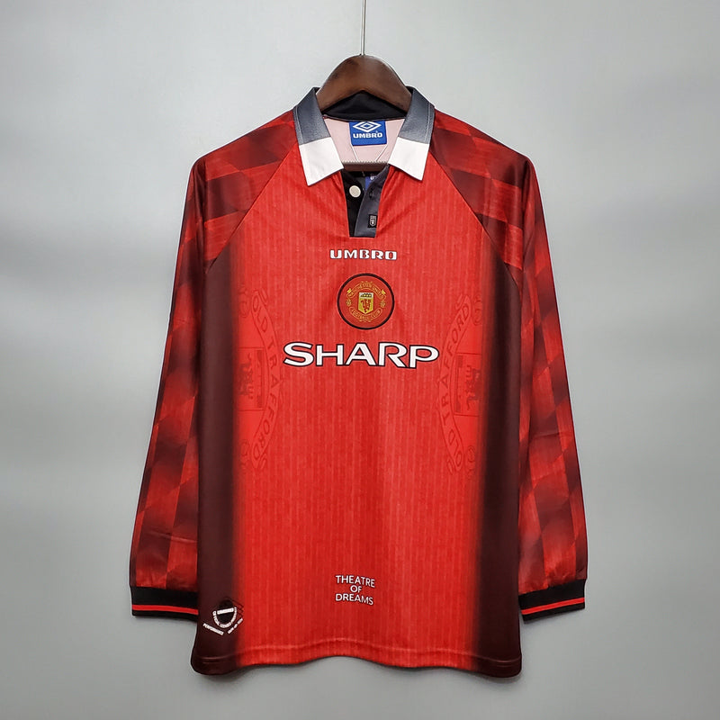 MANCHESTER UNITED I 1996 MASCULINO (RETRO) MANGA COMPRIDA 