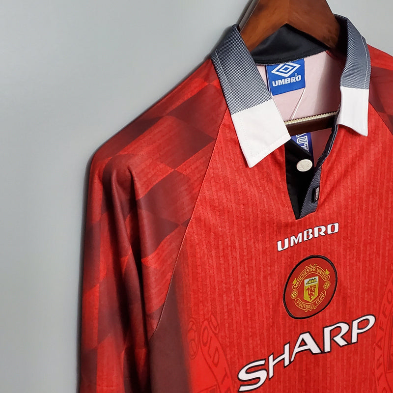 MANCHESTER UNITED I 1996 MASCULINO (RETRO) MANGA COMPRIDA 