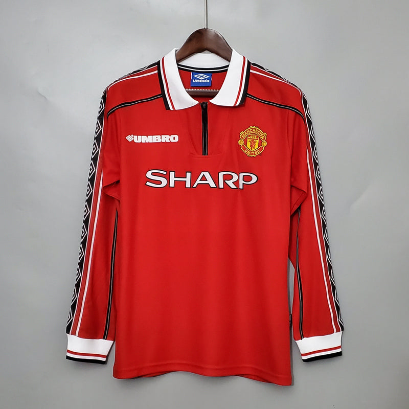 MANCHESTER UNITED I 98/99 MASCULINO (RETRO) MANGA COMPRIDA 