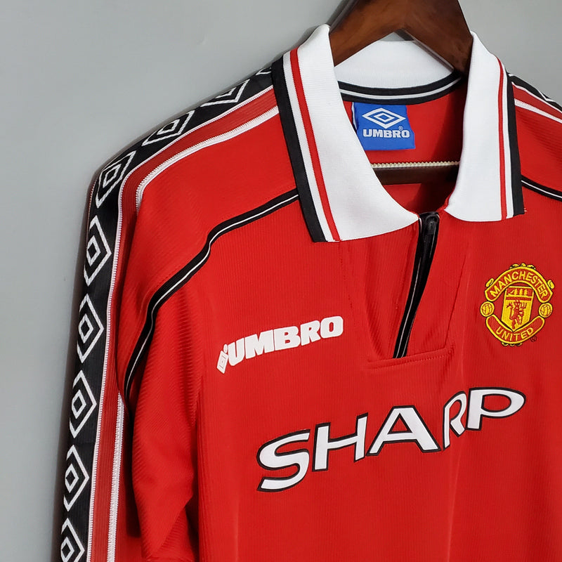 MANCHESTER UNITED I 98/99 MASCULINO (RETRO) MANGA COMPRIDA 