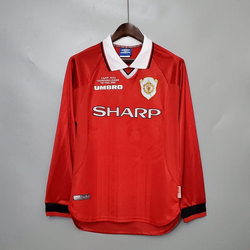 MANCHESTER UNITED I 99/00 MASCULINO (RETRO) MANGA COMPRIDA 