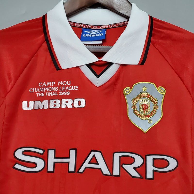 MANCHESTER UNITED I 99/00 MASCULINO (RETRO) MANGA COMPRIDA 