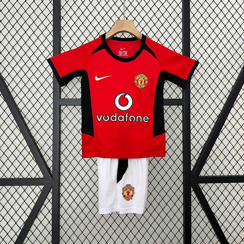 MANCHESTER UNITED I 02/04 CONJUNTO INFANTIL (RETRO)