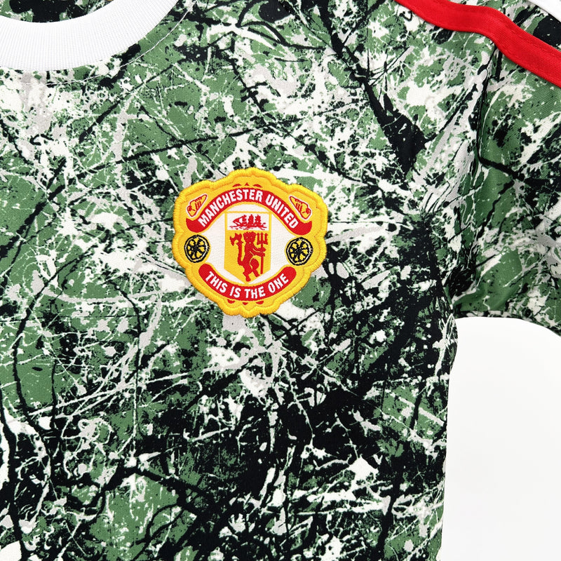 MANCHESTER UNITED EDIÇÃO LIMITADA ADIDAS RETRO 24/25 KIT INFANTIL