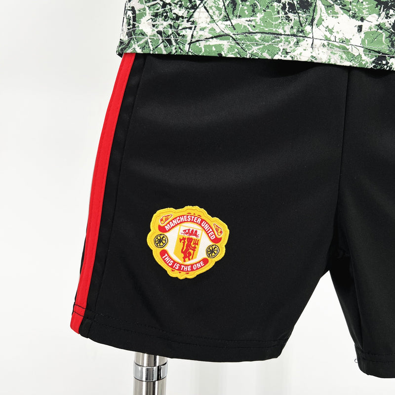 MANCHESTER UNITED EDIÇÃO LIMITADA ADIDAS RETRO 24/25 KIT INFANTIL