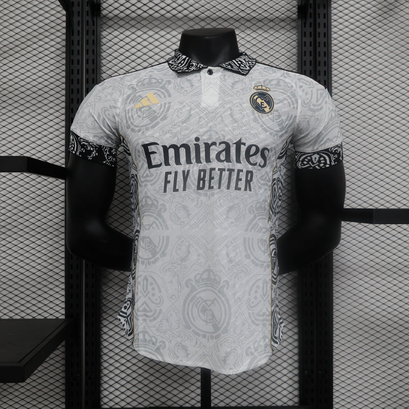 REAL MADRID LIMITED EDITION BRANCO 24/25 MASCULINO (VERSÃO JOGADOR) 